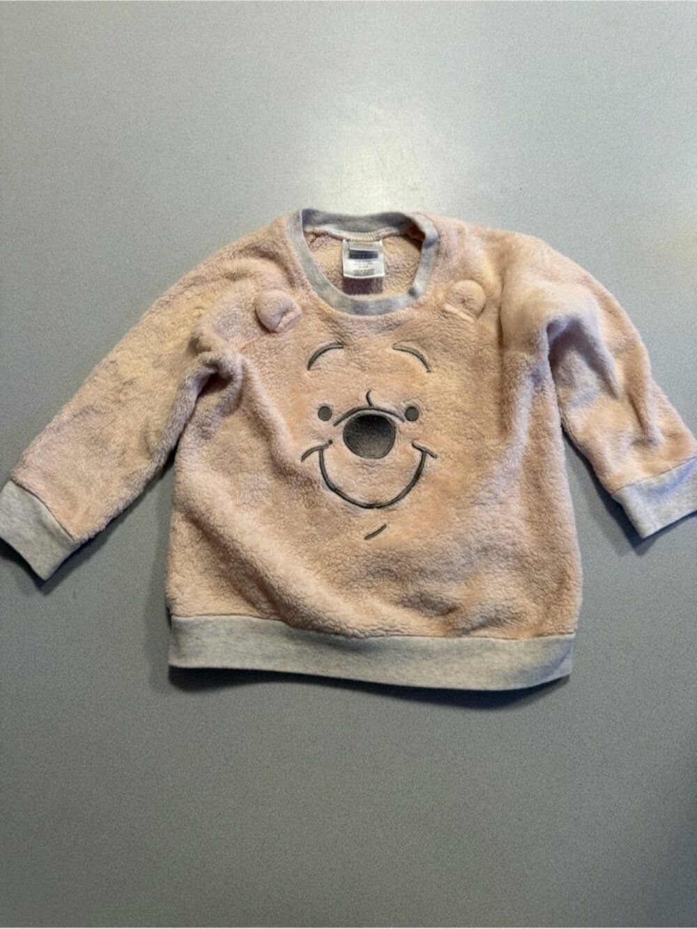Vintage Winnie the Pooh Face Baby Sweatshirt